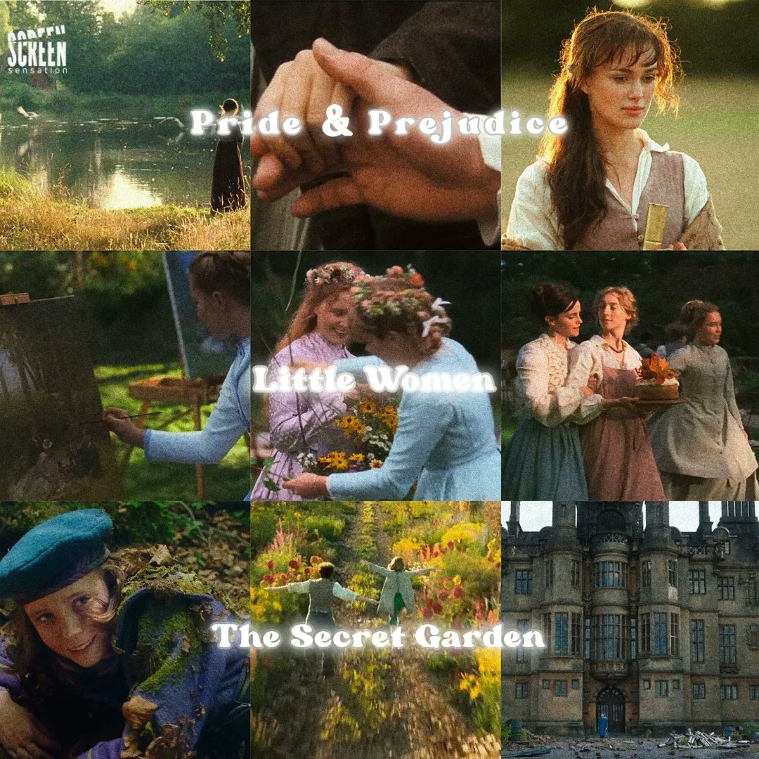 screensensation's tweet photo. a list of #CottageCore movies 💚🌿🌱 https://t.co/KYRvtBRfCi