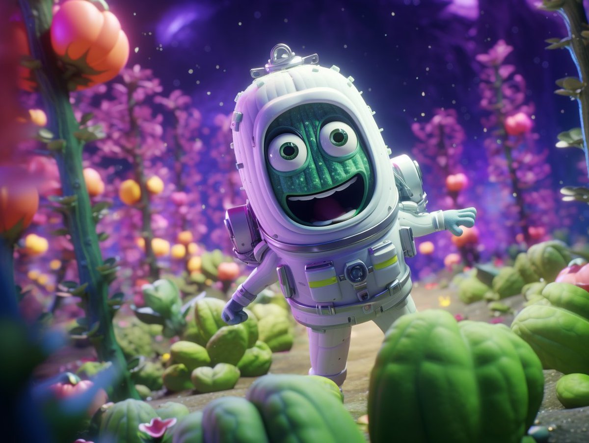 Gjilgamesh_AI's tweet photo. Cucumber astronaut on a special mission 🚀
.
.
Please share &amp; follow @Gjilgamesh_AI ☯️
©2023 All Rights Reserved
.
.
#aiartist #aiart #aiartwork #aiartdaily #midjourney #midjourneyai #digitalart #digitalartist #fyp #viral #niji #kawaii #nft #nftart https://t.co/dliTQZ8IjV