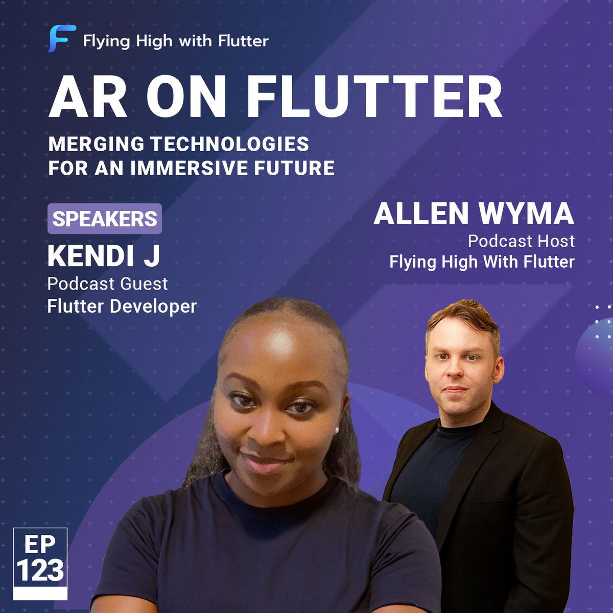 #flyinghighwithflutter Kendi J @kendyjaky shared with us about AR on Flutter on #podcast show of @allenwyma @Plangora youtu.be/ZMFYj5_iFVM #flutterdev #dart #dartlang #fluttercommunity #fhwf #AR #FlutterTips #flutter