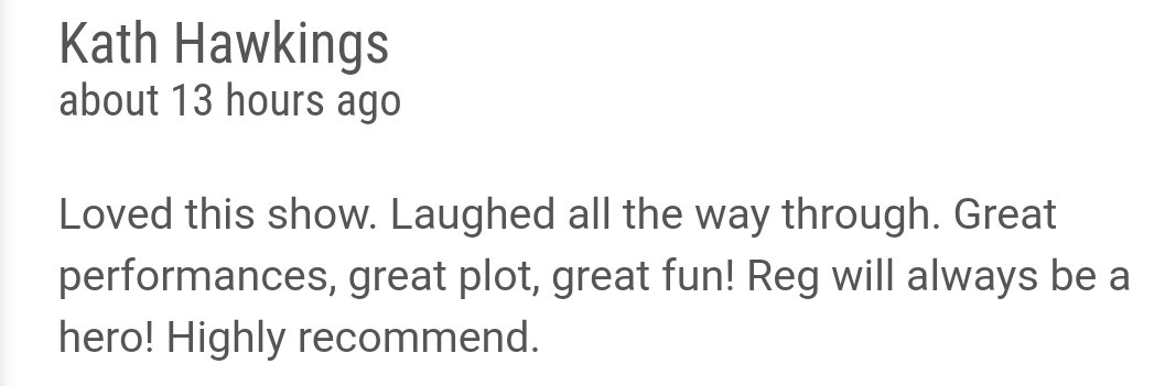 Another lovely audience review 🥰

Still tickets left for today's show!

12:40pm @Justthetonic ! #edfringe #EdFringe2023