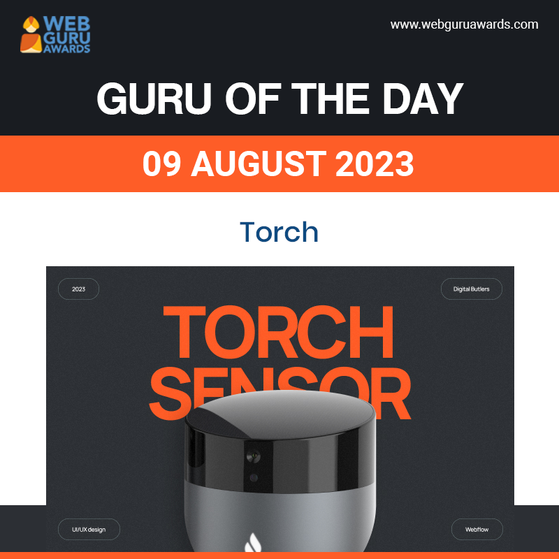 webguruawards's tweet photo. Guru of the Day
09 August 2023 
Torch
By @Digital_Butlers from Cyprus
https://t.co/eDS2muDrRg
#Animation #BigBackgroundImages #Fullscreen #Parallax #Scroll #Trend #Typographic #DarkGray #Gray #Orange #White https://t.co/Jew5n6HuKg
