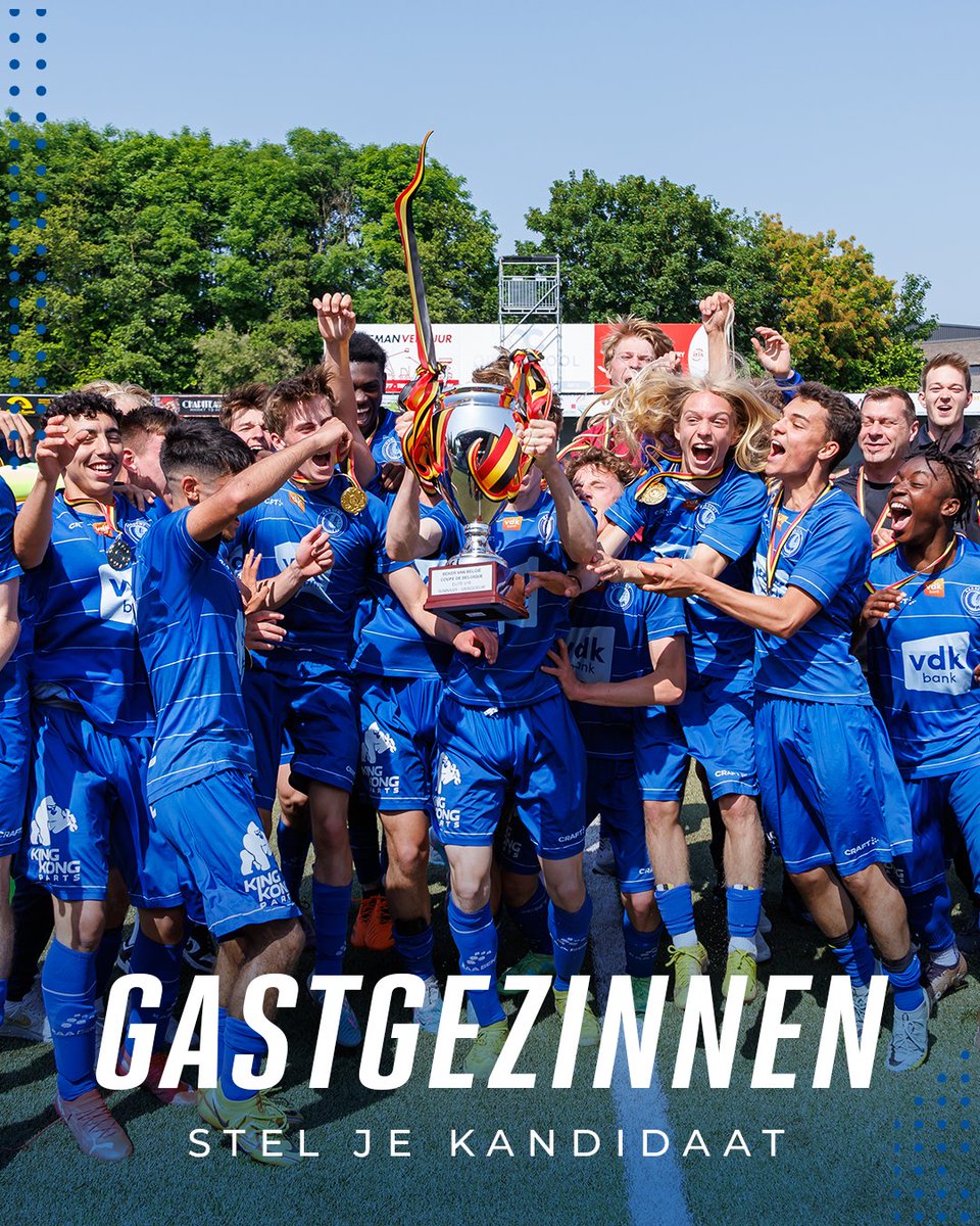 KAAGent's tweet photo. Is er nog plek in jouw warm voetbalnest? 🤗

Stel je kandidaat als gastgezin en vorm een tweede thuis voor onze talenten!

MEER | https://t.co/yWeQ49tIBe https://t.co/np39PGHEK4