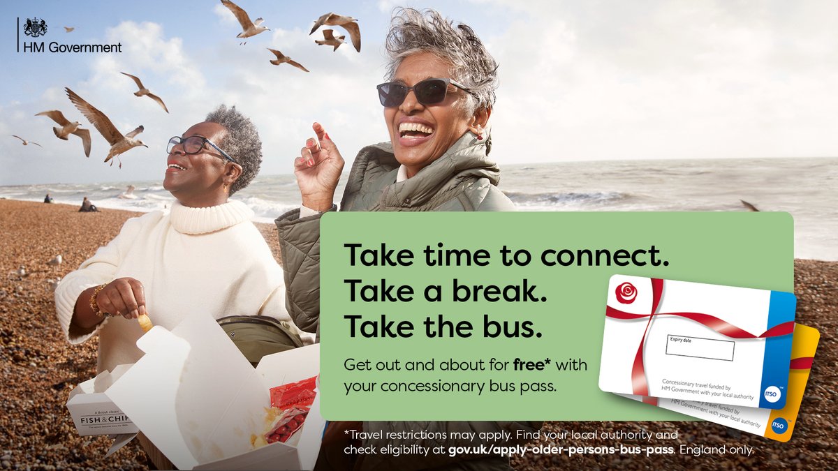 Studies have shown that older adults who own concessionary passes are likely to report better quality of life. That's why CPT is supporting the Take the Bus campaign from <a href="/transportgovuk/">Department for Transport</a>, which encourages older adults to make the most of free bus travel #TakeTheBus