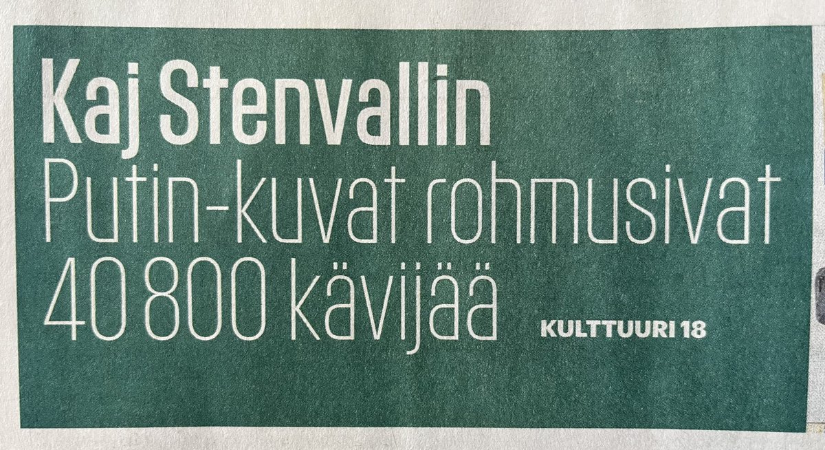 Kaj Stenvall (@kajstenvall) on Twitter photo 