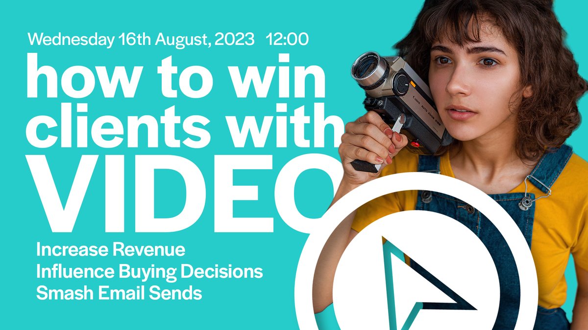 HOW TO WIN NEW CLIENTS WITH VIDEO WEBINAR

​Why Should You Have a Video on Your Website?​
What are the most successful types of videos to use at key touchpoints in the customer journey? ​

Register Now​:
interactive.cloudmoves.tv/How-To-Win-New…

#video
#videoroi
#webinar
#videotestimonials
