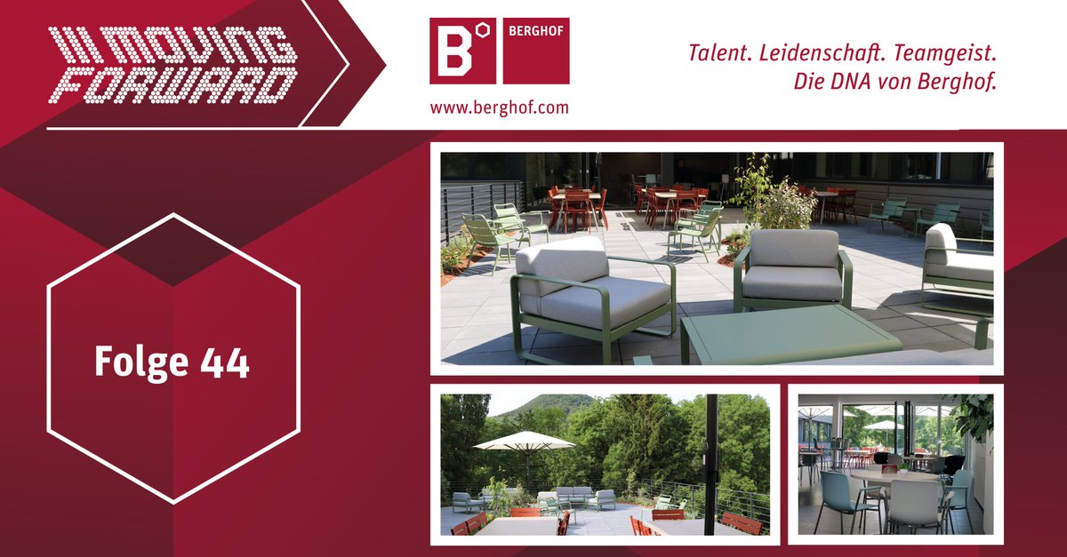 #MovingForward, Folge 44, zum heutigen „Iss-draußen-Tag“: Wer bei #Berghof in Eningen arbeitet, kann sich jetzt in den Pausen an einem ganz besonderen Ort entspannen – einer großen Dachterrasse mit herrlichem Ausblick.

#Team #Entspannung