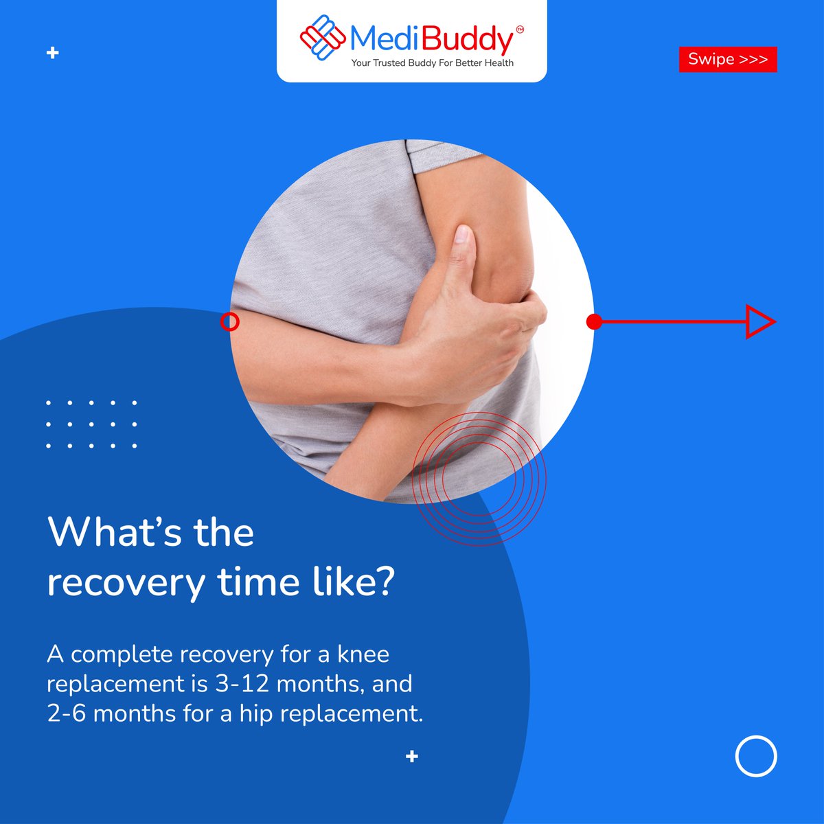 MediBuddyapp's tweet photo. Remember, every individual's journey is unique. Take the first step towards a pain-free, active life with the right care. 💙
Fill out this form to get a callback!
https://t.co/fmHvENEx5Y
#ExpertConsult #SurgeryWithCare #MediBuddy #orthopedics #kneereplacement #hipreplacement https://t.co/8h276CVZav