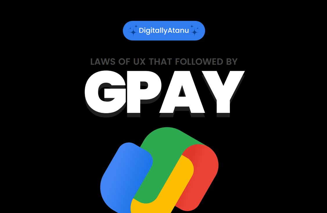 seoexpertatanu's tweet photo. 🚀 Hey Peeps, do you know how #GPay masterfully adheres to UX Laws? Let's dive in: https://t.co/DFQbOUC5eb
.
.
.
#UIUX #UIUXdesigner #LearnUIUX #UIUXtips #UIdesigns #UXbucket #UXDesigner #UIDesigner #Google #DigitalWallet #DigitallyAtanu #UIUXAgency #RemoteConsultant https://t.co/znh94FNoc1