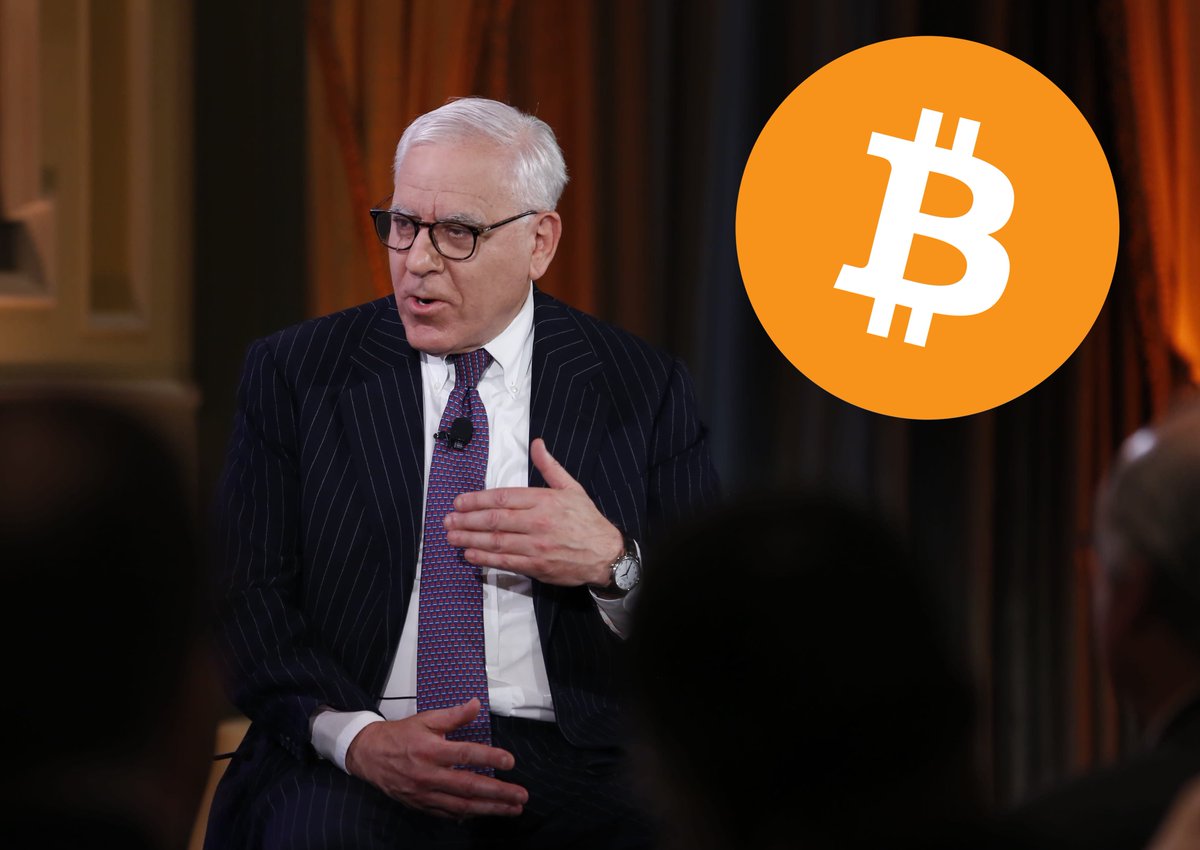 Private Equity Billionaire David Rubenstein: "I don’t think #Bitcoin is going away"