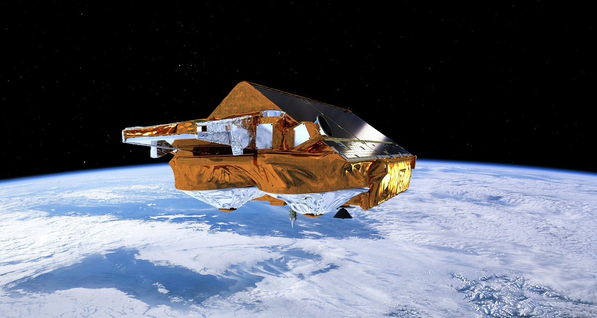 📈 Temperatures 🥵
📉 Ice 😱
🔮 🫣

🛰️ Satellites such as #CryoSat are absolutely vital to keep tabs on our rapidly changing world

#DidYouKnow that CryoSat is the only radar altimeter observing polar regions at latitudes greater than 82°?