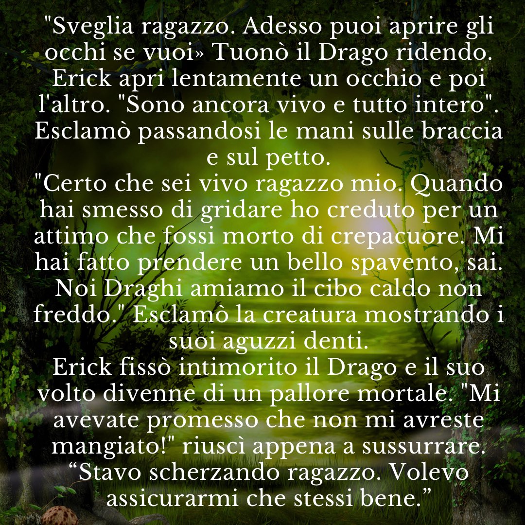 giappone75's tweet photo. Tratto dal libro “L’Addio” La saga di Erick e la Lama dei Grifoni.
#libro #librofantasy #fantasy #fantasyita #fantasyitaliano #racconto #raccontofantasy #narrativa #narrativafantasy #erickelalamadeigrifoni #scrittore #avventura #letteraturafantasy #eroe #draghi https://t.co/I5CDI2vWaK