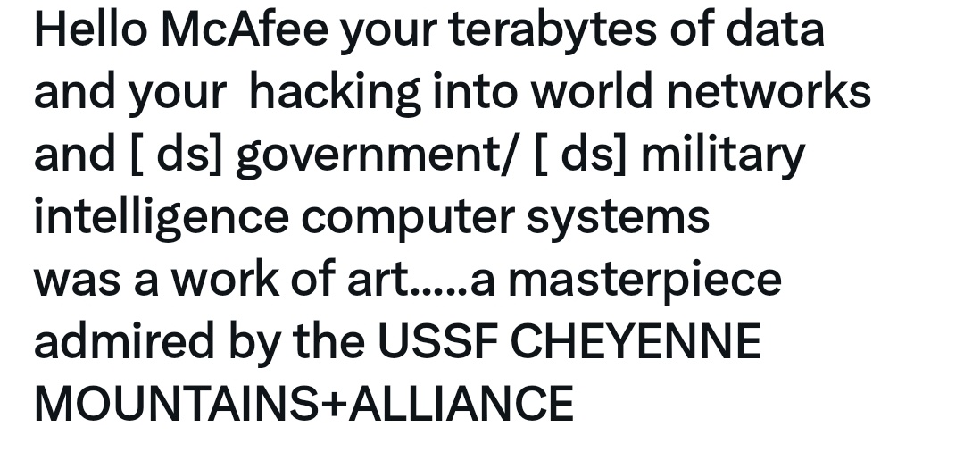 evildogz's tweet image. #dataMan 👌 #antiVirus #McAfee 💪 #alive