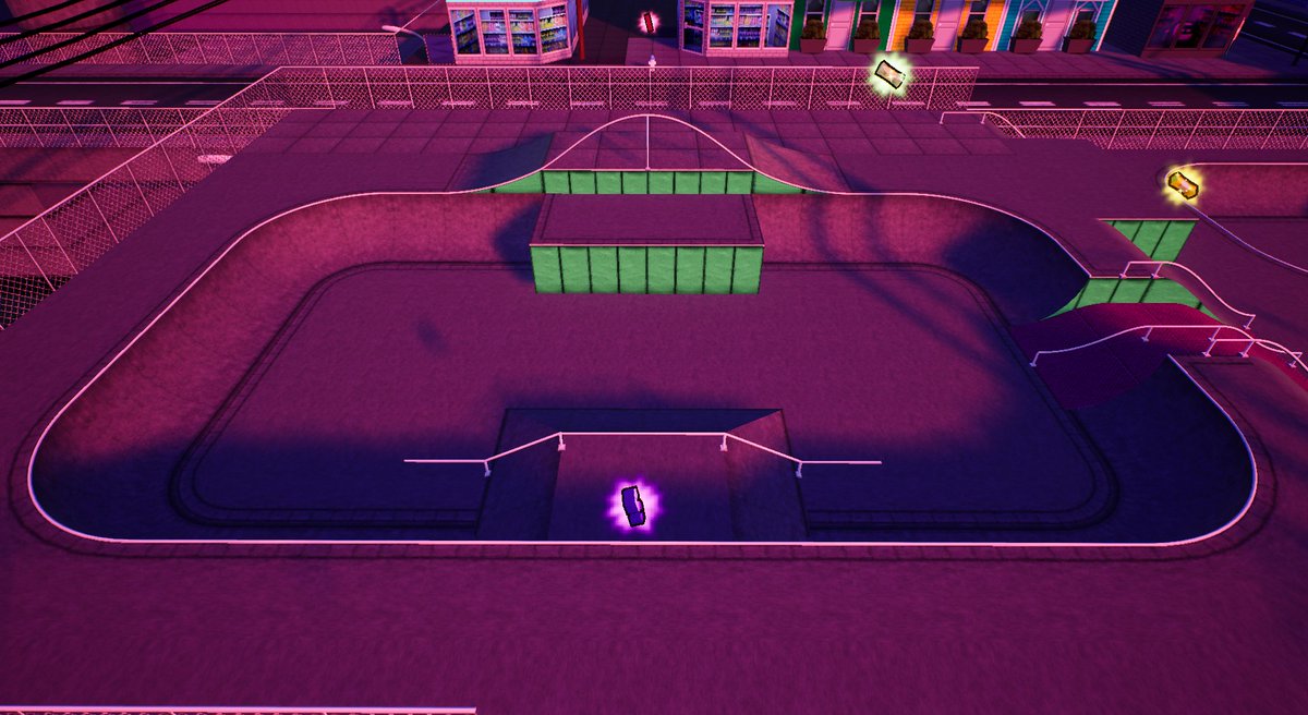 OpossumCrewDev's tweet photo. Some screencaps from my skate game. https://t.co/YRZDIkjdAC