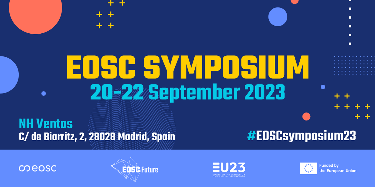 EOSC4Cancer's tweet photo. #EOSC4Cancer will join #EOSCSymposium23 in Madrid 🇪🇸!
Meet us:
-Session “EOSC contribution to the EU Mission & Partnerships” Sept 20th, 14.00, Prisma room with @BlueCloudEU @BYCOVID_eu and others.
-Exhibition Booth 7
Agenda - https://t.co/rax4wYb03U @eoscassociation @EOSCFuture https://t.co/Q1QFM2GUff