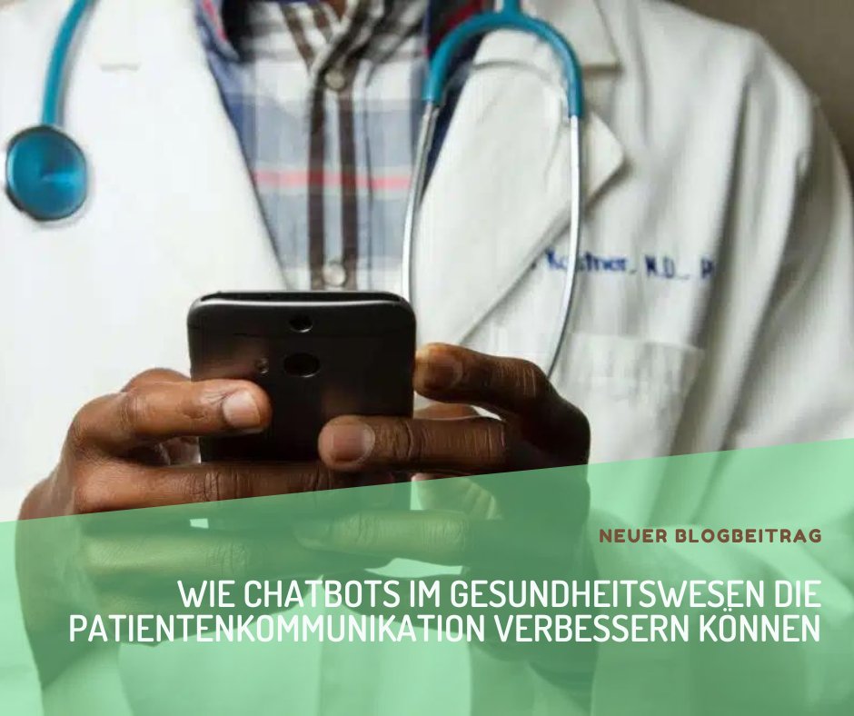 kiko_software's tweet image. 👩🏼‍⚕️ Termine vereinbaren, Symptome bewerten, Rezepte erneuern – Was kann ein #Chatbot im #Gesundheitswesen übernehmen?

Wir stellen euch die unterschiedlichen Einsatzmöglichkeiten &amp;amp; erfolgreiche Anwendungsfälle vor. 

👉 kurzelinks.de/9ssu 

#healthcare #healthcarebot
