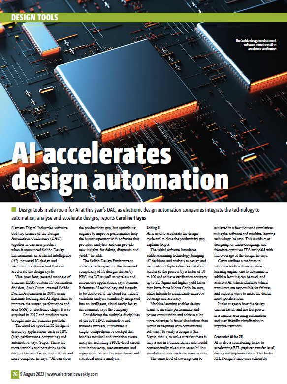 Did #60DAC do AI? #Electronicnews has a update on where EDA met AI #siemenssoftware #ansys #altium #synopsys #cadence