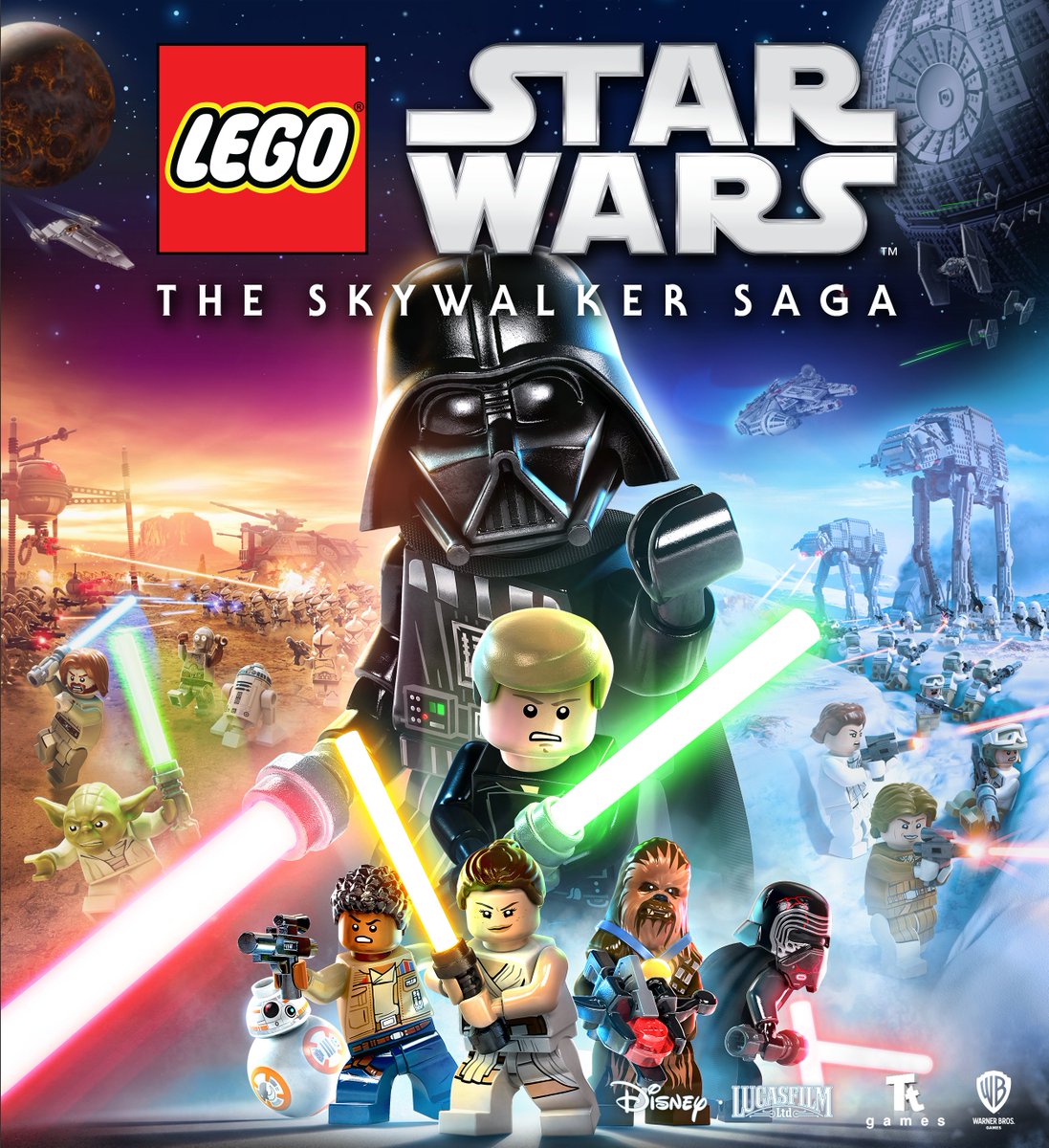 TTGames's tweet photo. We are back at the Number 1 spot in the U.K. boxed charts! Thank you to everyone who purchased a new console bundled with Lego Star Wars: The Skywalker Saga. We hope you’re all enjoying the game whether its for the first or fiftieth time! https://t.co/brHlqF46I4