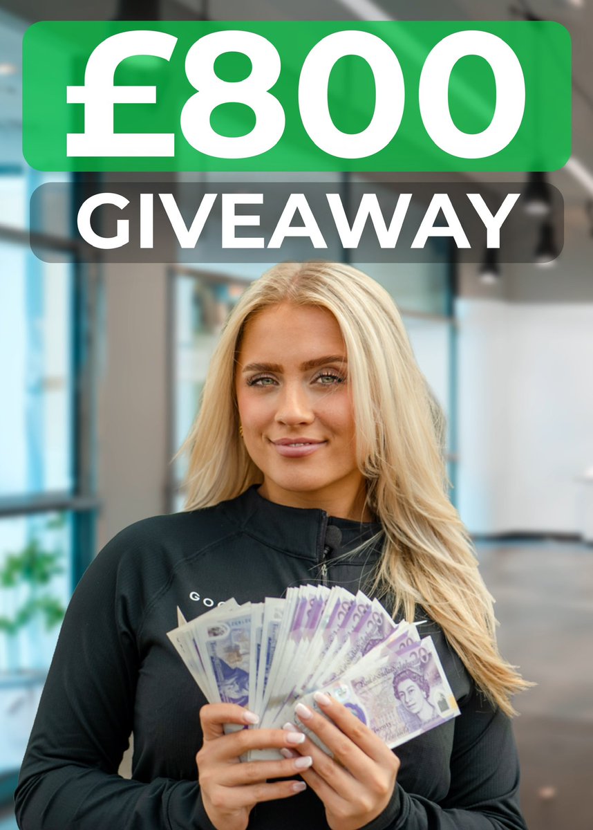 💸💰£800 CASH GIVEAWAY 💰💸
 
All you need to do to enter 👇🏼
 
1. Like this post
2. Retweet  
3. Follow us 
4. Hit the link below and leave your name &amp; email so we can contact you if you win!

 bit.ly/GOODLIFE800CAS… 

GOOD LUCK! The winner will be announced live on Twitter on