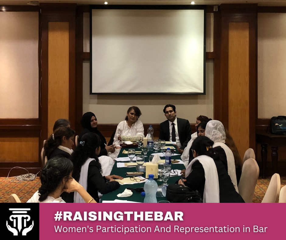 Asma_Jahangir's tweet image. AGHS is in #Karachi engaging with female lawyers #RaisingTheBar.

The participants raised concerns about instances of #FinancialExploitation and #SexualHarassment of junior female lawyers within chambers and how as lawyers they fight back against such harassment &amp;amp; discrimination.