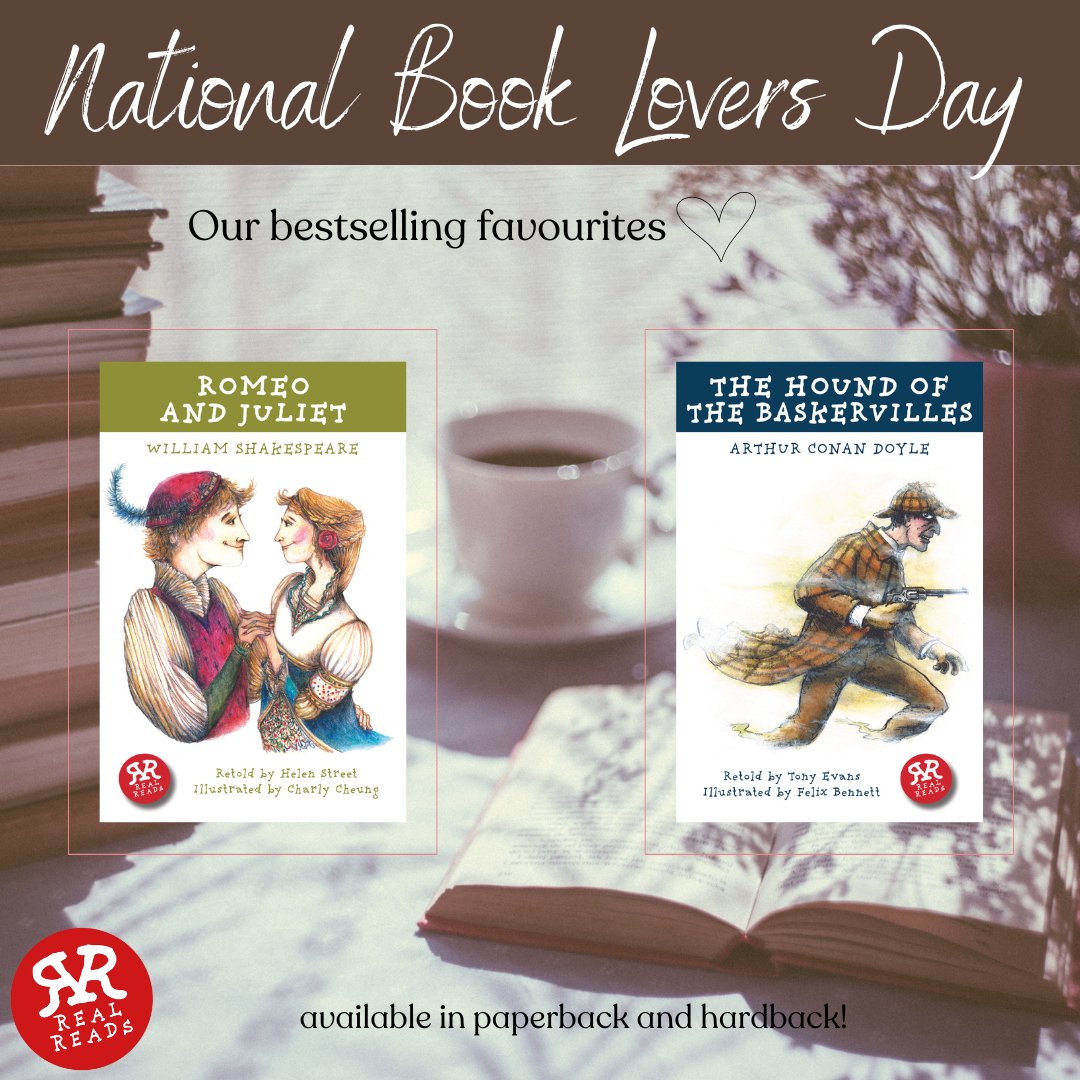 RealReads's tweet photo. Celebrating National Book Lover's Day with some of our best selling Real Reads titles! 📚✨

Embrace the joy of reading today and every day! 📖❤️

https://t.co/3TOqItQLxZ
🌍📖 #NationalBookLoversDay https://t.co/0MgQzmjtMi