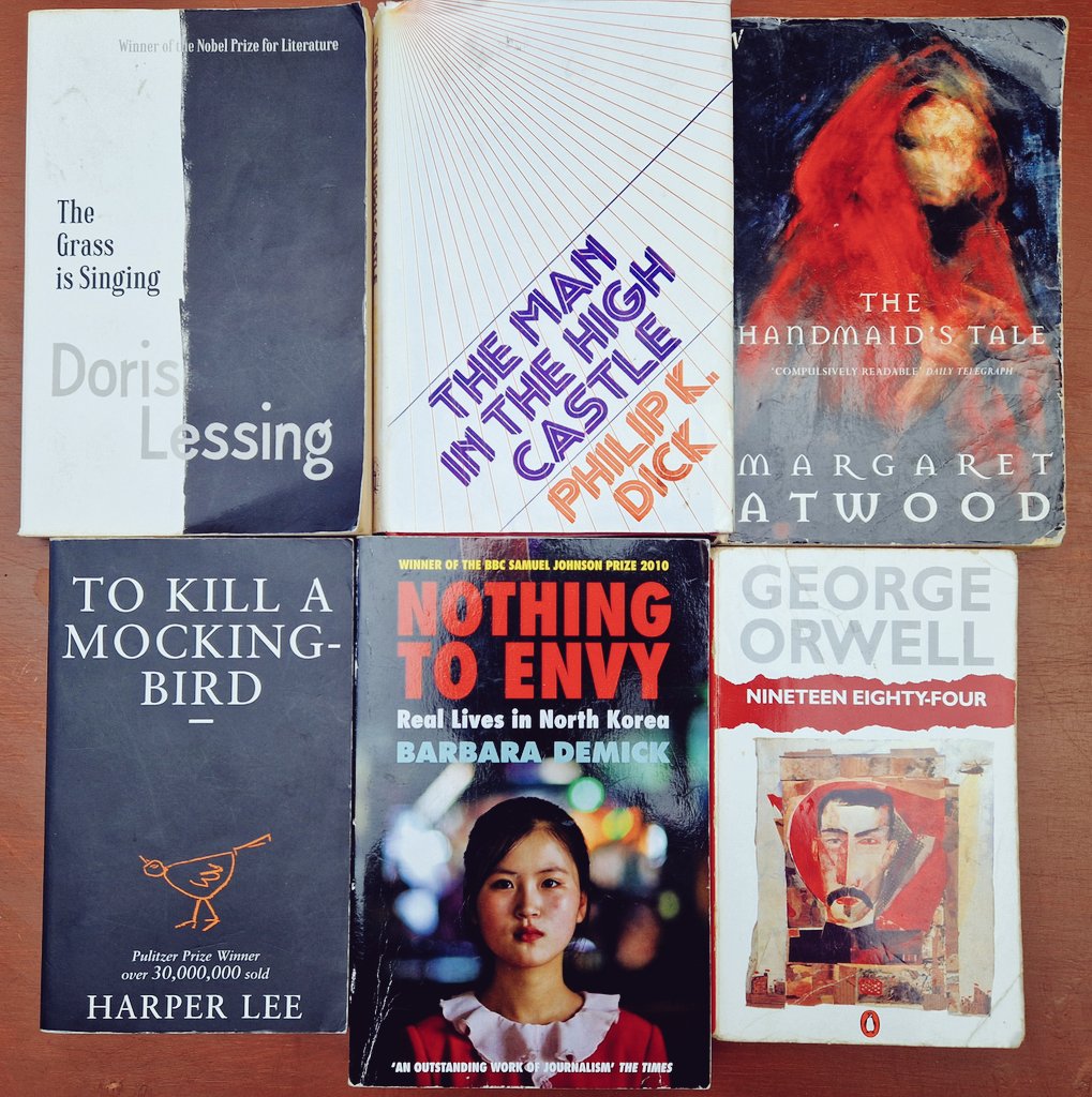 Today is National Book Lovers Day! 📚 why not celebrate by reading a new book? Here are some (well-used!) favourites which explore social, political and philosophical themes in diverse ways and times 🌎 #nationalbookloversday