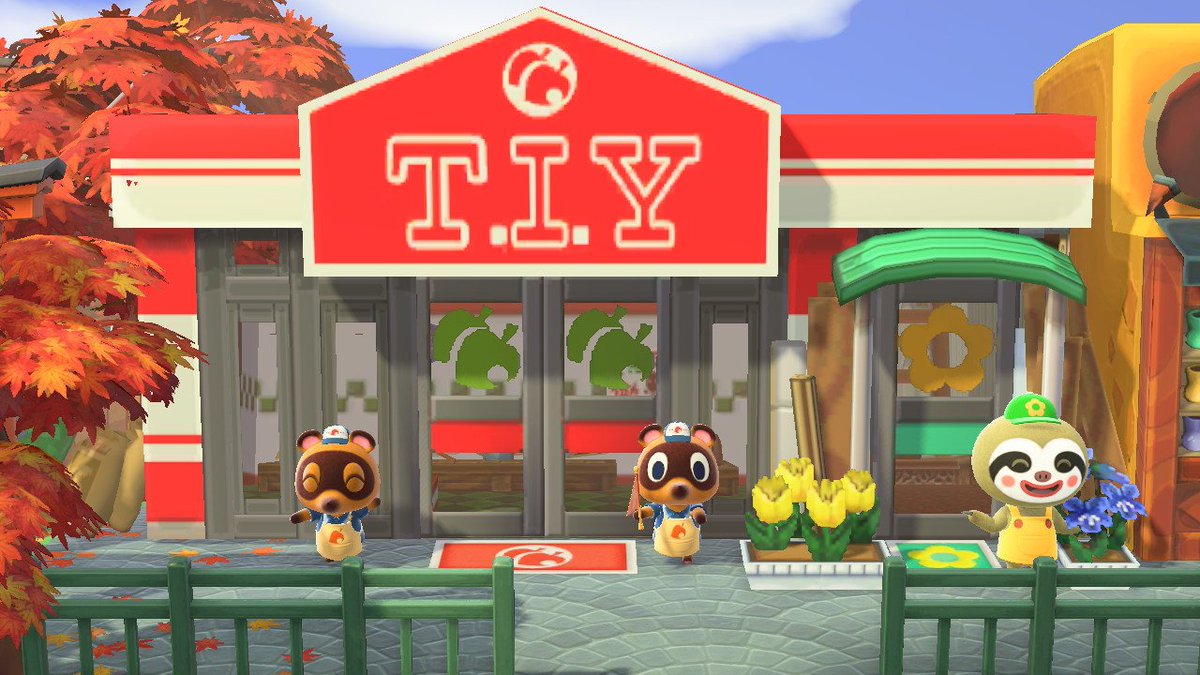ACNHNews's tweet photo. 🏝 Un.e fan a modifié son jeu de sorte à intégrer les magasins de la rue commerçante, issue de #ACNL, sur son île !
(@LucasHa_17) https://t.co/yt4bc1Qjkf