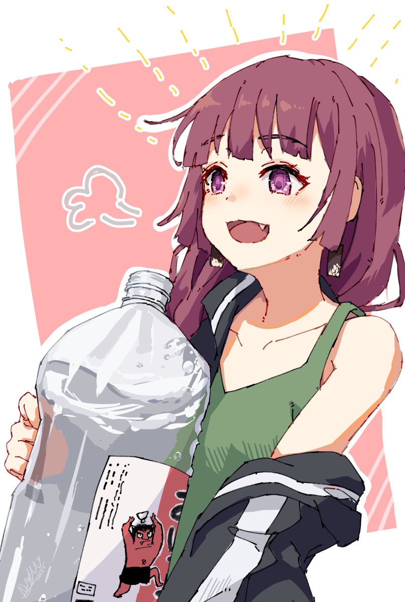 廣井きくり「おにころ5リットル廣井きくり  #ぼっち・ざ・ろっく」|むみゅう🐴のイラスト