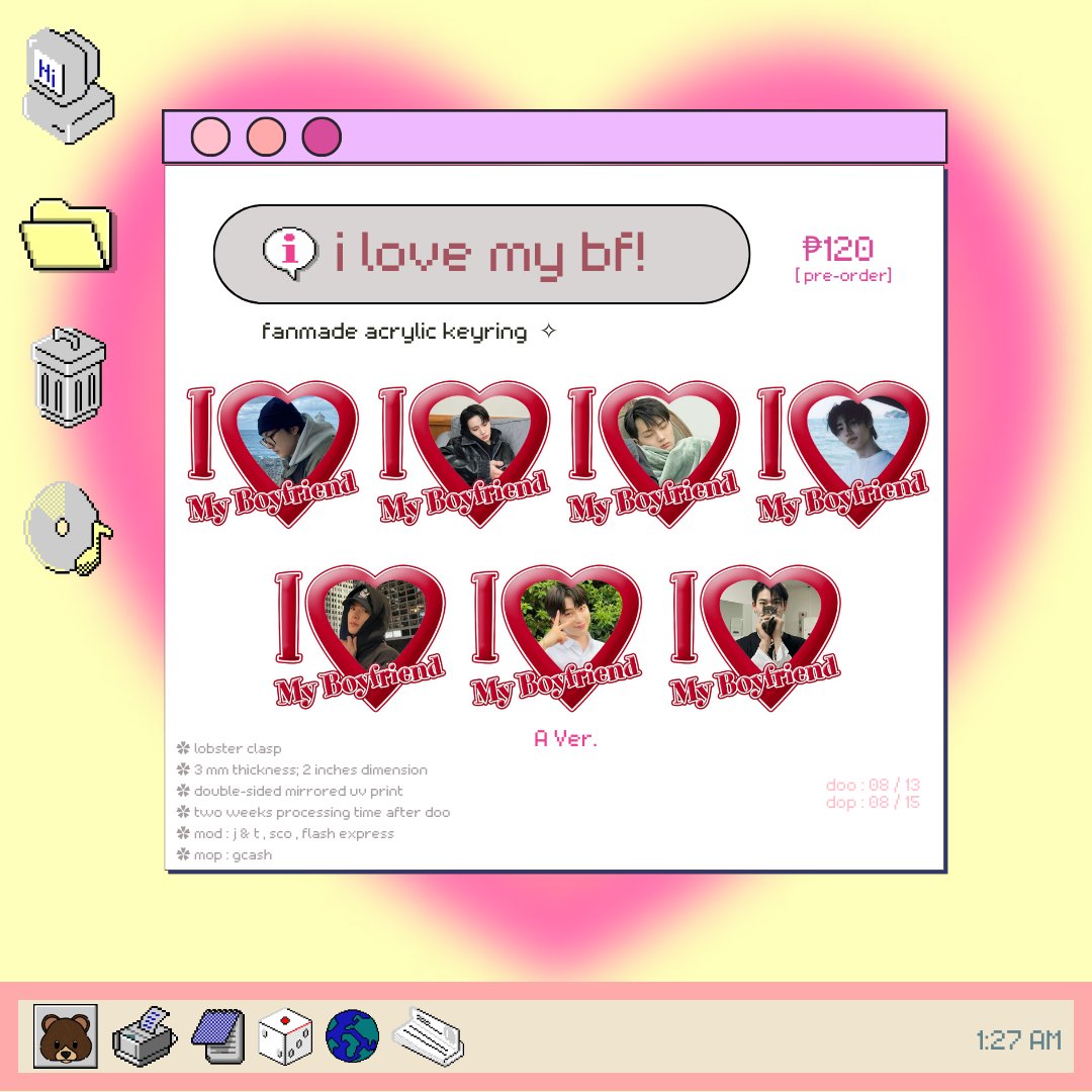simp4sunjayke's tweet photo. ꒰ wts lfb enhypen ph ꒱ 

🫧 i love my bf acrylic keyring .ੈ.˳·˖

𓏔 order form
         ⤷ https://t.co/EFV2e9coAi 
𓏔 10 orders to push! send me a dm for any questions!

⌗ wts lfb ph jungwon heeseung jay jake sunghoon sunoo ni-ki

— help rt 🥹🫶🏻 https://t.co/FtZUWIGnXT