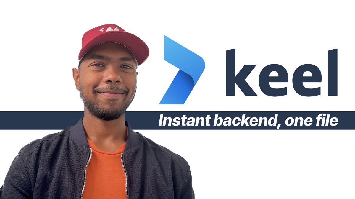 NEW VIDEO

I've been recently blown away by <a href="/keelteam/">Keel</a>'s ability to provision secure, scalable backend infrastructure ✨instantly✨ with 1 configuration file. 

Ridiculous. It's like <a href="/HasuraHQ/">Hasura</a> but a little simpler since you don't bring your own database.

👇 Video in reply