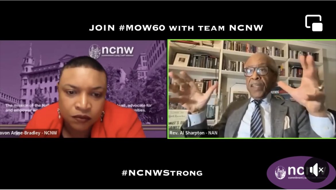 See Soror @shavonarline, President & CEO of @NCNWHQ and @TheRevAl on @NationalAction SCOTUS Breakdown webinar to discuss participating in this years #mow60.. #NCNWStrong Watch the replay: youtu.be/udMg0sXw6D4