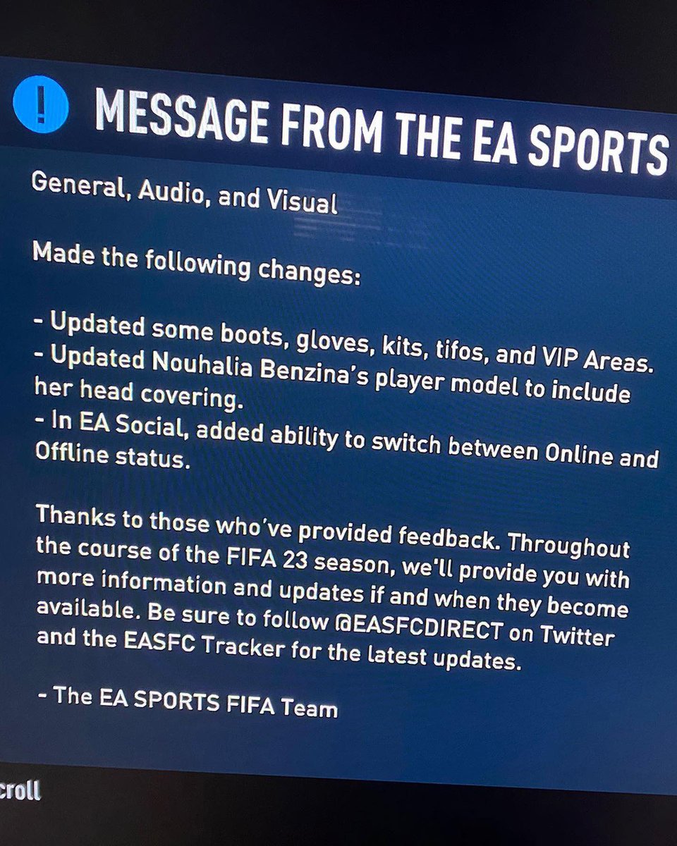 FUTBIN's tweet photo. EA Sports have introduced the hijab in FIFA 23 for Morocco's Nouhaila Benzina🇲🇦

She is the first player to wear hijab at the Women's World Cup.

Benzina’s and now EA’s impact will have an entire demographic of football fans and players being represented on the biggest stage👏 https://t.co/v3vnTQvXs8