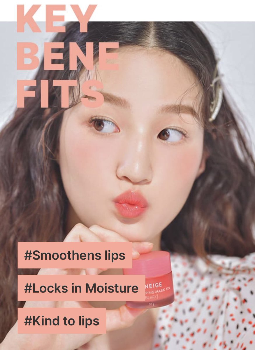 allureaxis_ng's tweet photo. LANEIGE Lip Sleeping Mask gently melts dead skin cells and makes the lips feel smooth and elastic during sleep.
This nourishing overnight lip mask is enriched with Berry Fruit Complex, Vitamin C, and coconut oil to leave lips soft and visibly smooth.

🏷️ N3500 (30g) https://t.co/AfhDfmKnqv