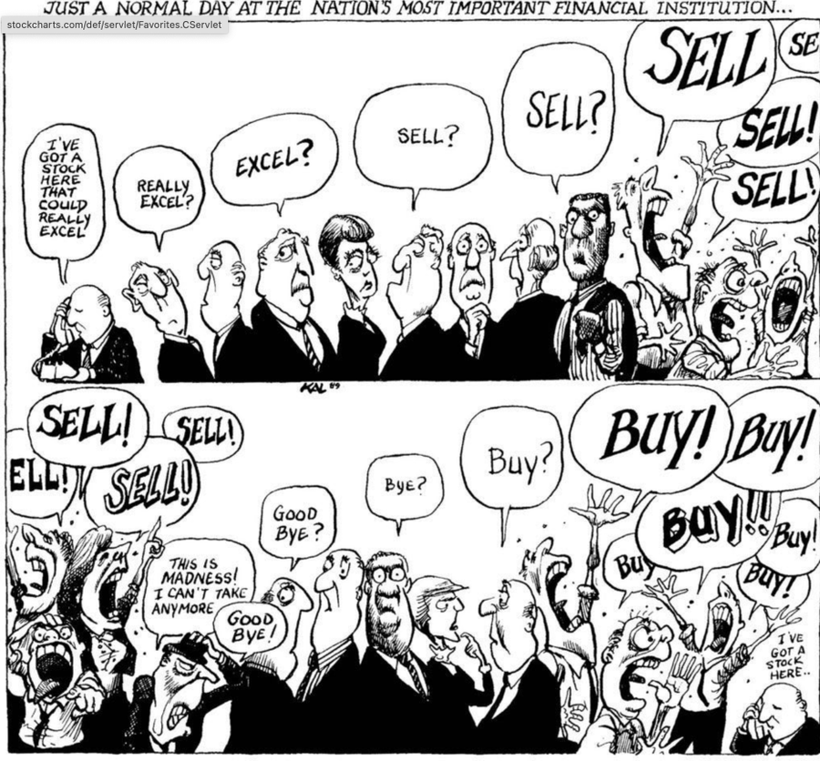 Mr. Market is a manic depressive