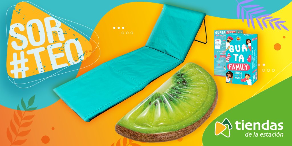tiendasestacion's tweet photo. ¡SORTEO! Disfruta este verano con #tiendasdelaestación en familia 🤩 ganando este súper pack 👏🏻💦  

¿Cómo participar? ¡Es muy sencillo! 

➡ Síguenos en Twitter (@tiendasestacion) 
➡ Haz RT a esta publicación
➡ Menciona a un amigo https://t.co/m2l7uiDnuY