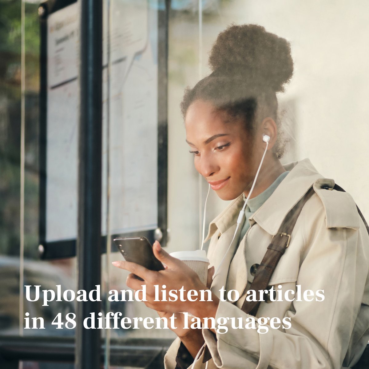 playmyqueue's tweet photo. With My Queue you can listen to articles in 48 different languages. If you add an article in Spanish, it will automatically detect that language and turn your article into a Spanish audio article.

#app #news #articles #audio #audioarticles #texttospeech #iosapp #androidapp https://t.co/MAaA7xbfwi