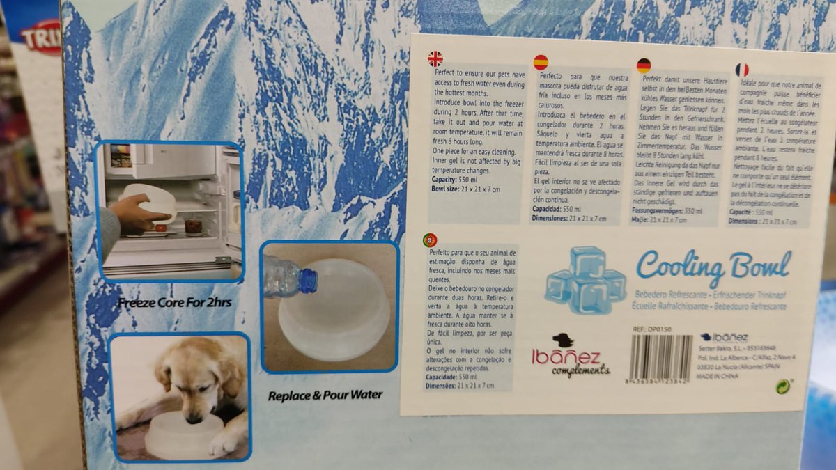 Totdanimals's tweet photo. BEBEDERO PARA PERROS Y GATOS REFRESCANTE IBÁÑEZ CAPACIADA 550ML
El bebedero refrescante Ibáñez es perfecto para que nuestro perro o gato pueda disfrutar de agua fría incluso en los meses más calurosos.
@Totdanimals #bebederoparaperros https://t.co/jmFdiclsjB