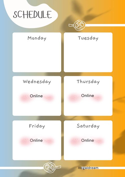 📊I have a new schedule of my live shows!  Here is the link to my room just in case: ▶️ https://t.co/hq0uIccPI3<a href="/tag/mvsales"class="tags"><span>#mvsales</span></a>