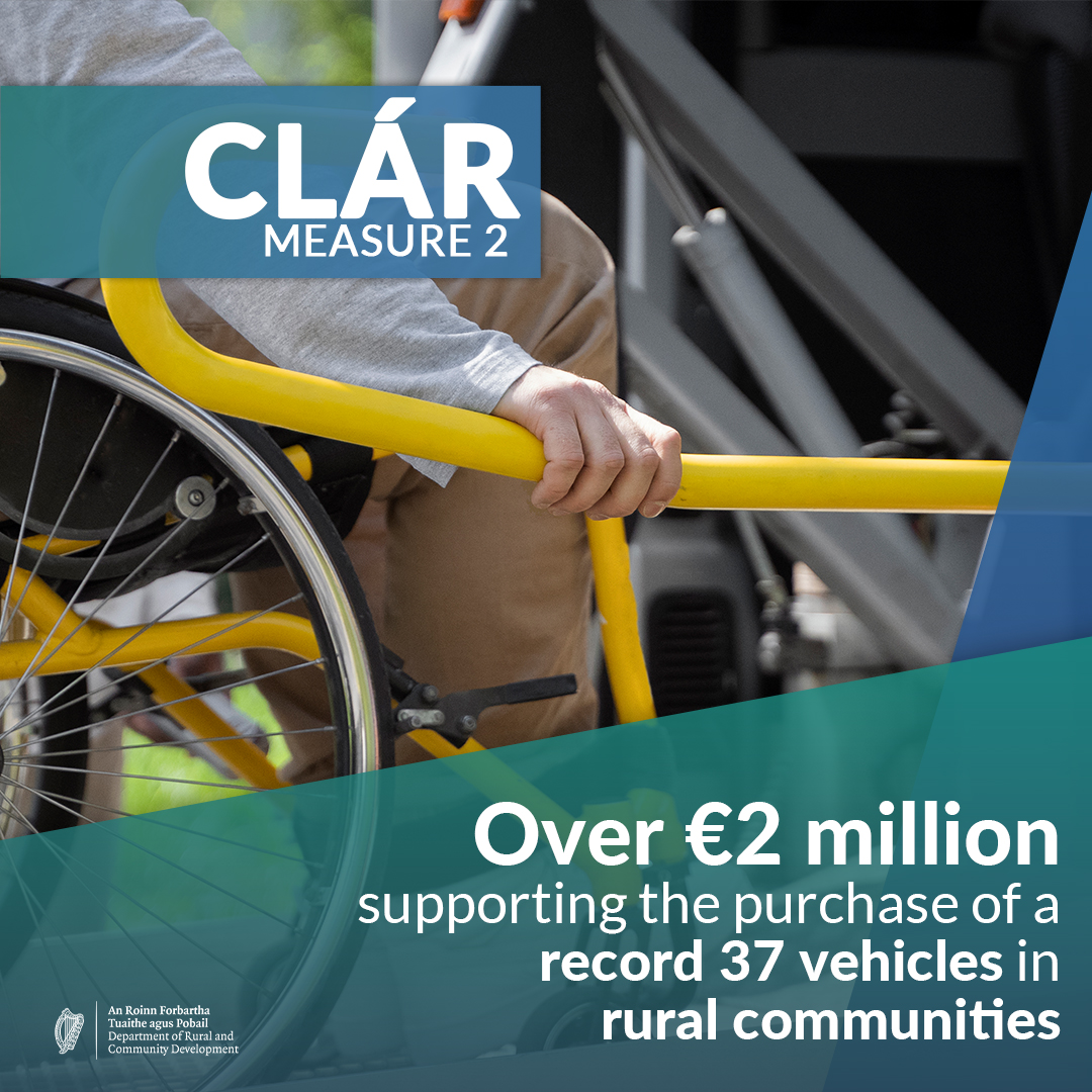 #OurRuralFuture: Minister @HHumphreysFG announces over €2 million for 37 Vehicles for Mobility, Cancer Care and Community First Responders Read more: loom.ly/iGtXSQU @LocalGovIre