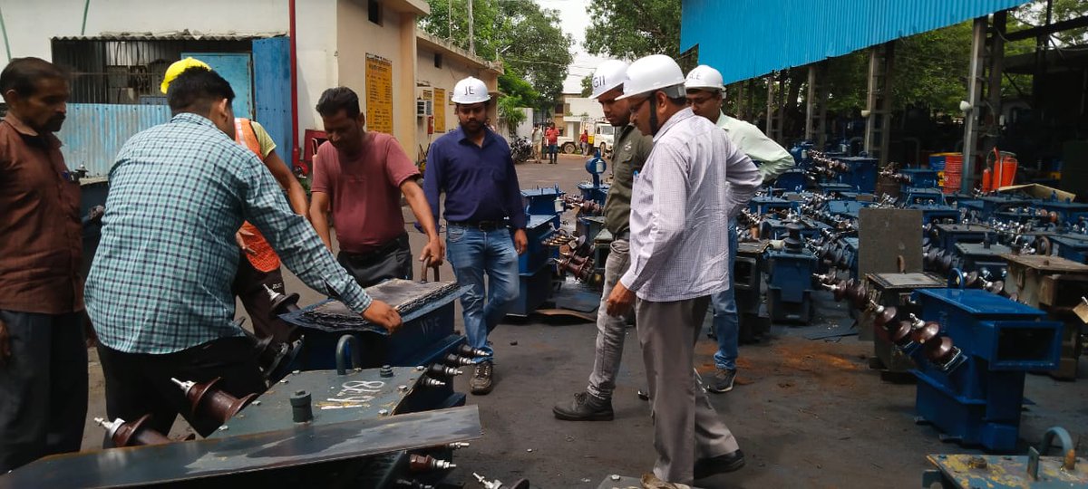 EE workshop ewd  Agra &amp; EE Edd Shikohabad visited Shikohabad workshop today. Checked all repairing process . given valuable instruction for quality full repairing &amp; timely replacement of damage transformer. <a href="/aksharmaBharat/">A K Sharma</a> <a href="/UppclChairman/">CMD UPPCL</a> <a href="/MDDVVNL/">MD DVVNL AGRA</a> <a href="/MDDVVNL/">MD DVVNL AGRA</a> <a href="/DvvnlDirectorT/">Dvvnl Director Technical, B M Sharma</a>