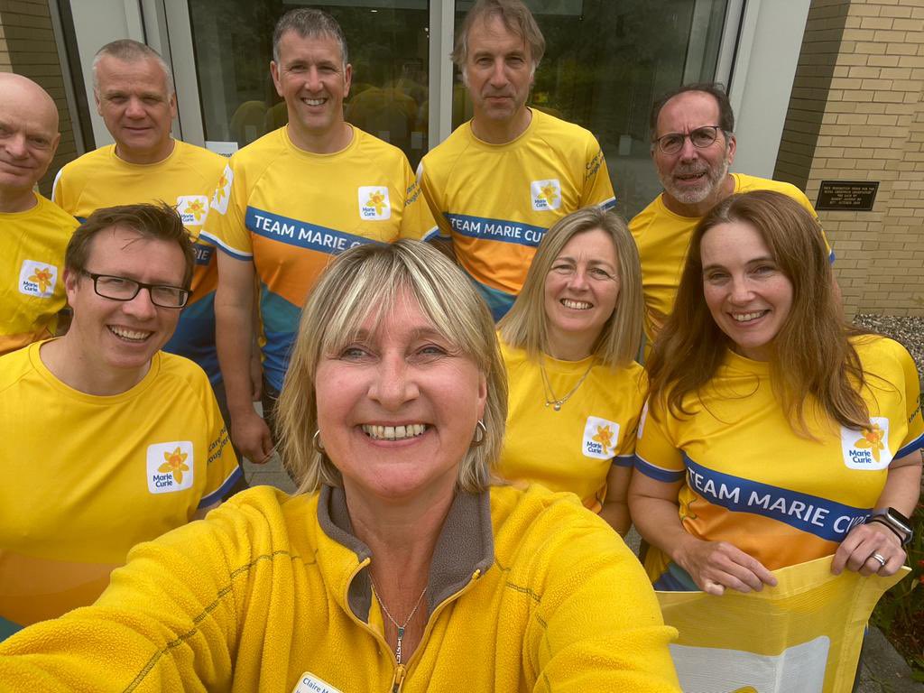 I’ve had the pleasure of looking after this lovely lot from <a href="/Cambridge_Uni/">Cambridge University</a> estates team who took on the #welsh3000s in aid of <a href="/mariecurieuk/">Marie Curie</a> a few weeks ago. 
3 days of hard work &amp; just under £6k raised. #thankyou Ps thanks to the boss <a href="/kiffybella/">Claire</a> for popping along to see them !