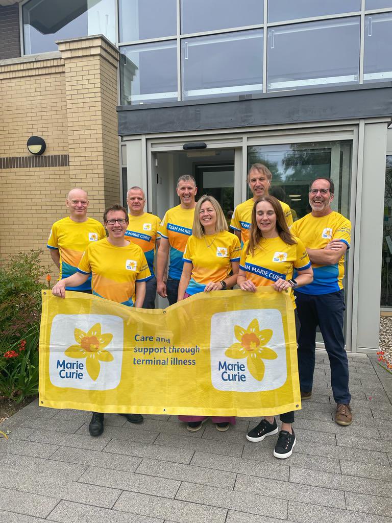 MarieCurieLincs's tweet photo. I’ve had the pleasure of looking after this lovely lot from @Cambridge_Uni estates team who took on the #welsh3000s in aid of @mariecurieuk a few weeks ago. 
3 days of hard work &amp; just under £6k raised. #thankyou Ps thanks to the boss @kiffybella for popping along to see them ! https://t.co/9mogSXcARt