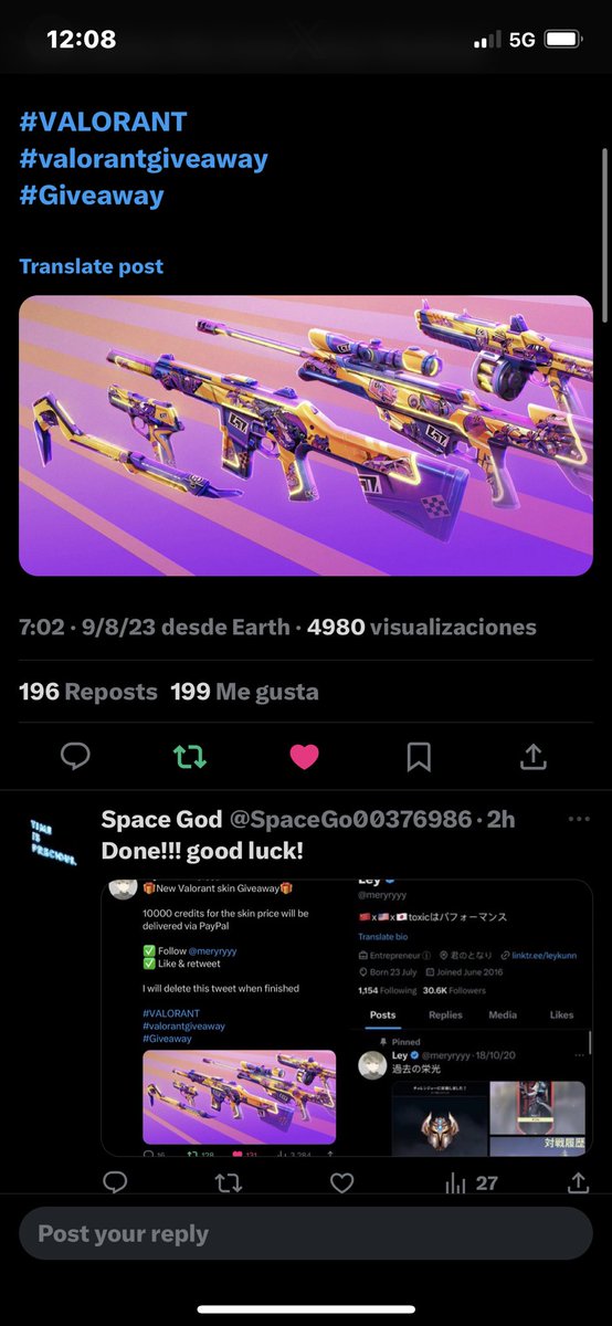 ImSergioIThink's tweet photo. @meryryyy Good luck everyone!! https://t.co/UNFhtYkrum