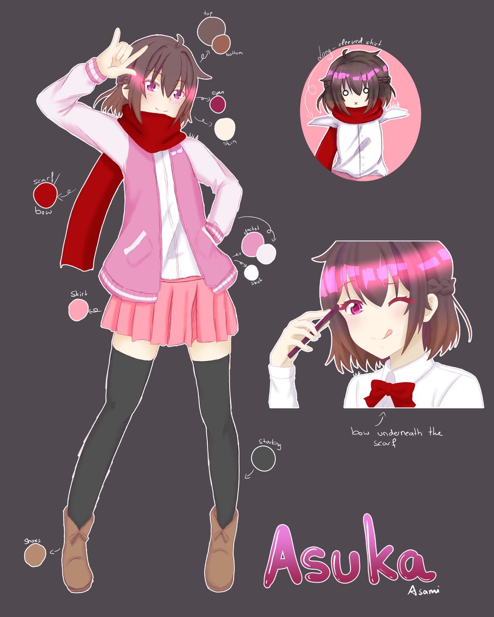 / / eventually managed to make her a proper reference sheet-