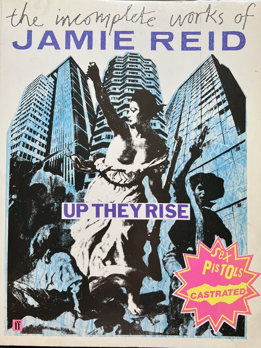 RIP Jamie Reid, best known as the designer for the classic Sex Pistols era 1976-79. His ability to render complex ideas in eye catching visuals was their perfect accompaniment. He and I did a book together in 1987: it’s a good one