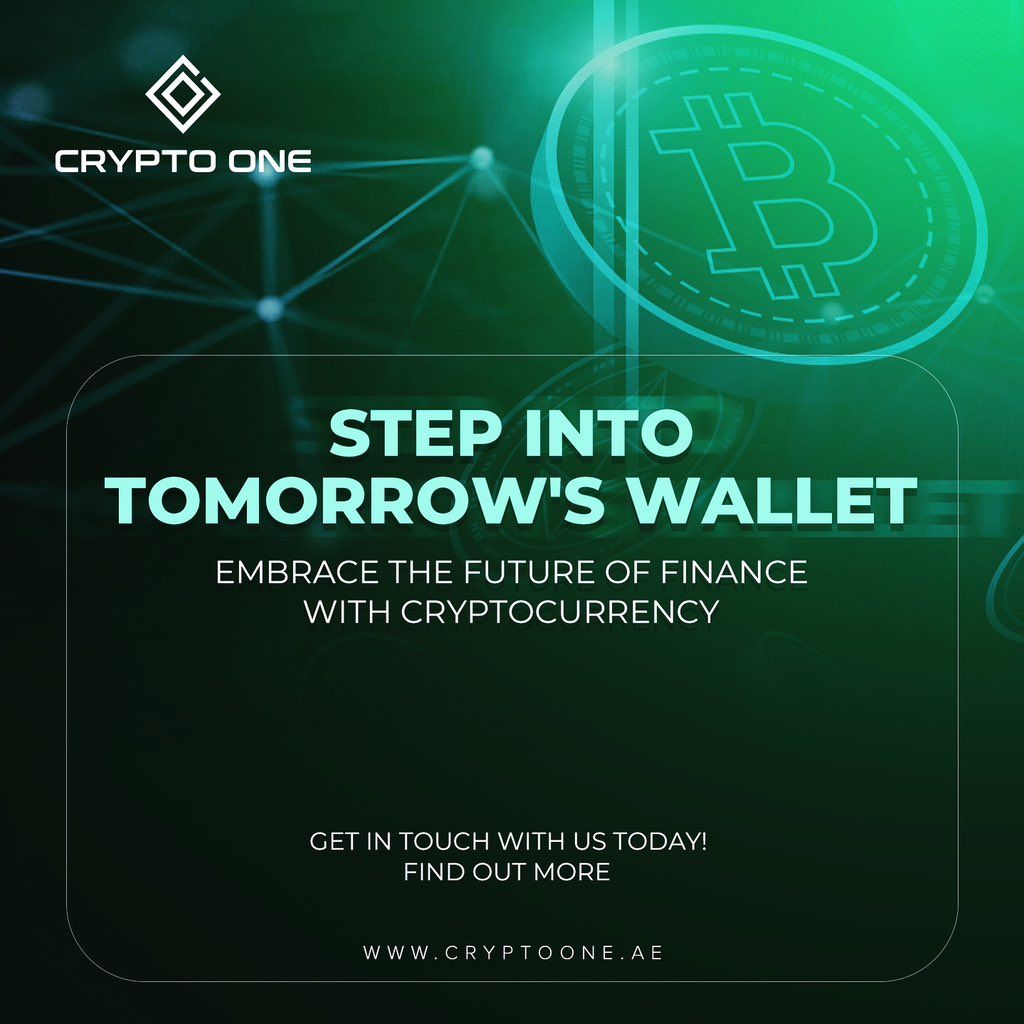 cryptooneme's tweet photo. Step into Tomorrow's Wallet! 💼💰

🌐💱 Embrace the Future of Finance with CRYPTOCURRENCY! 🌍💡

#TomorrowWallet #Cryptocurrency #FinancialRevolution #InvestWisely #Blockchain #DecentralizedFinance #CryptoPower #RewritingTheRules #EmbraceTheFuture #FinancialFreedom https://t.co/NkxRLuDK6x
