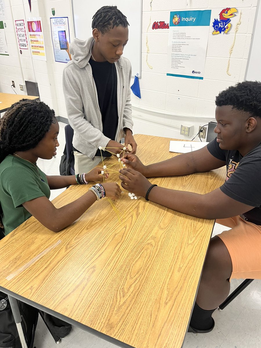 Collaboration in AVID…marshmallow and spaghetti towers. <a href="/garrettmslc/">Garrett Library Learning Commons</a> <a href="/CobbAvid/">CobbAVID</a>