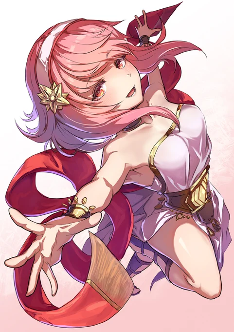 skebリクエストありがとうございました! ファイアーエムブレムifよりサクラ(踊り子衣装風)