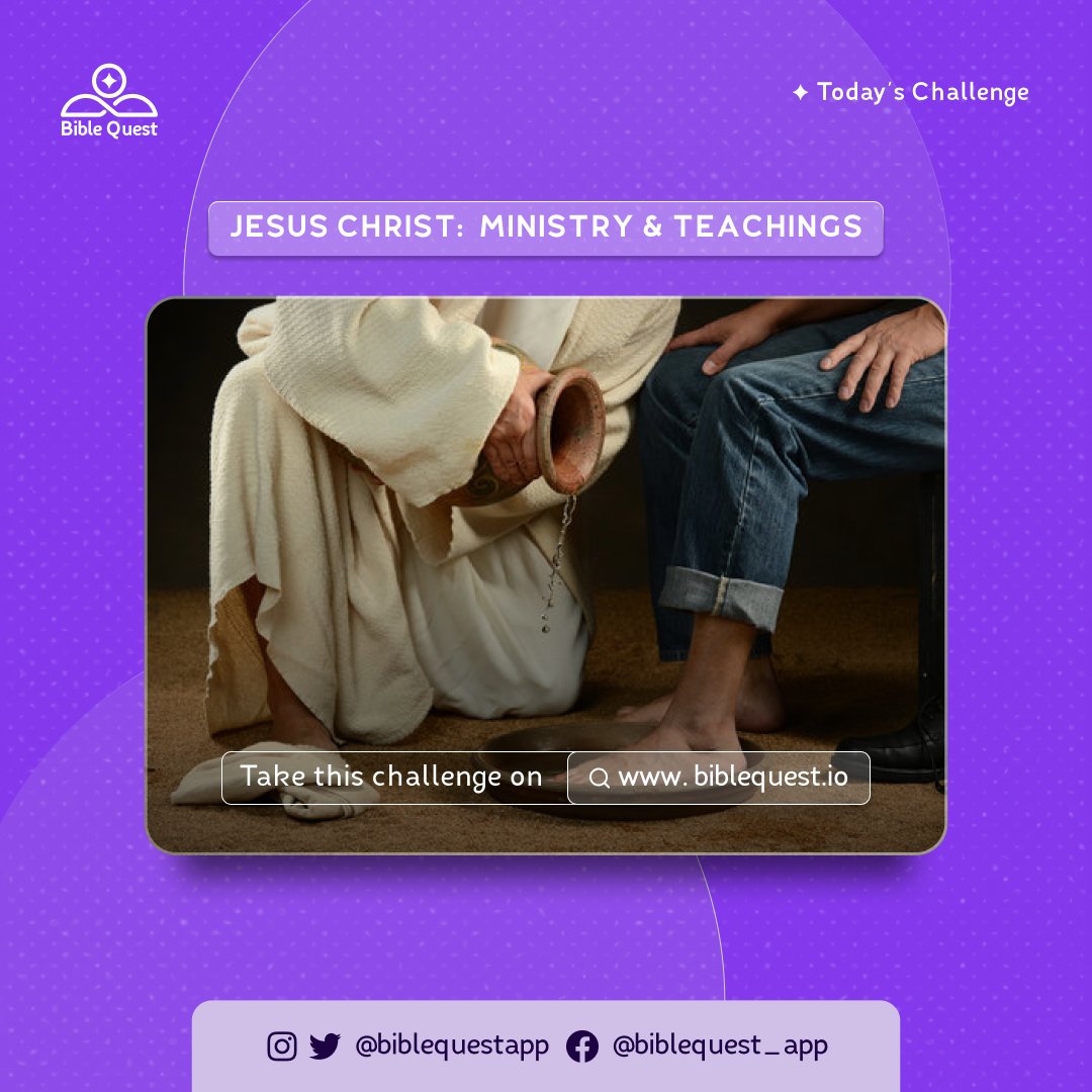 Christ Chronicles Wednesday: Unveiling Ministry &amp; Wisdom.

💫Immerse yourself in the transformative ministry of Jesus, where compassion, miracles, and profound wisdom abound.

Experience the Sermon on the Mount, the Parables that illuminate truth. 💥

biblequest.io