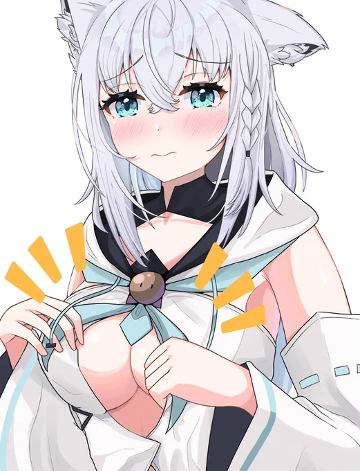 白上のここが気になって仕方ない   #絵フブキ