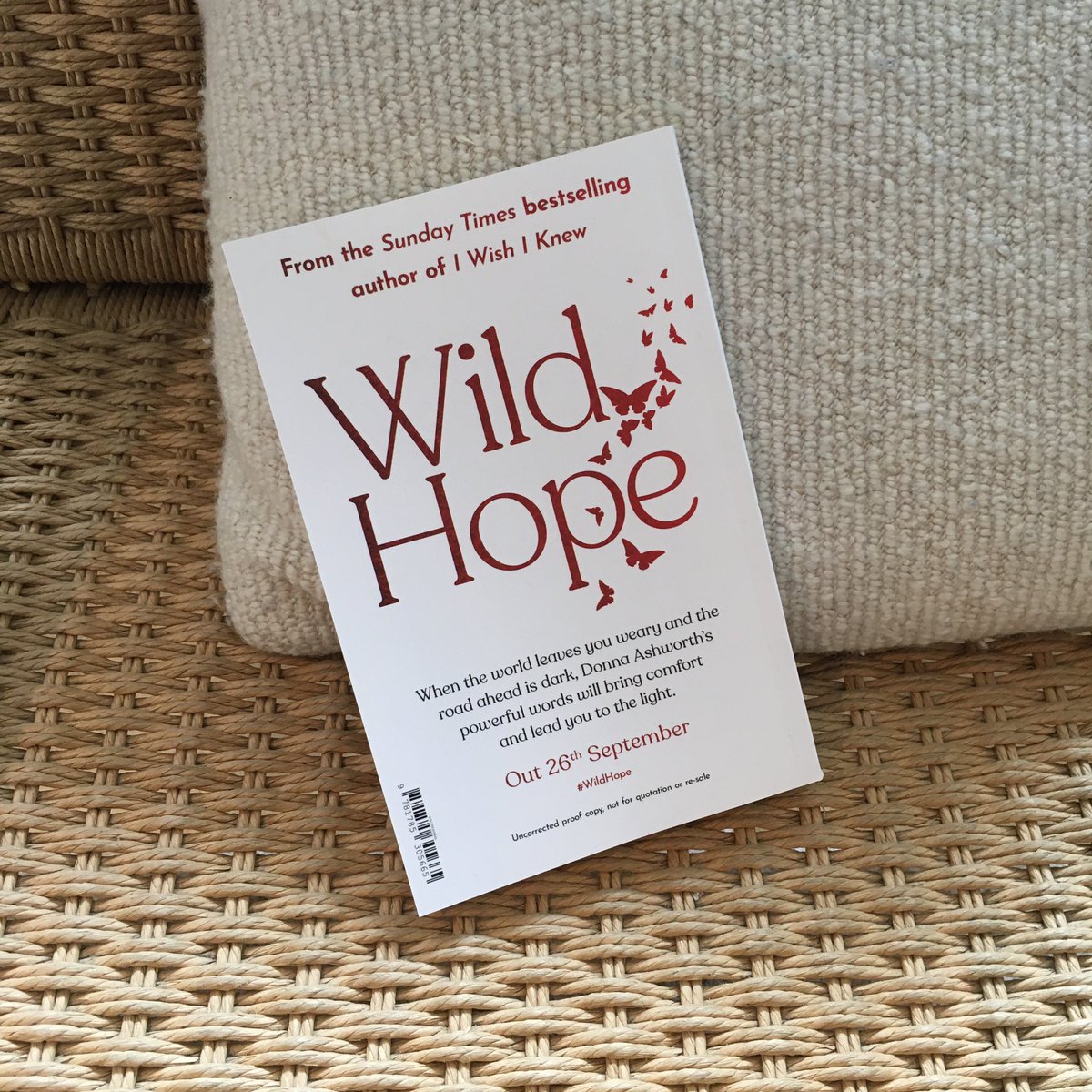 📖#Giveaway📖

#WildHope by @Donna_ashworth is published in hardback (and eBook) on Tuesday 26 September and you can win one of 10 proof copies in #TheBookload on Facebook!

Closes tonight (Wednesday 9 August) at 10pm. UK addresses only.

Enter here: facebook.com/groups/thebook…